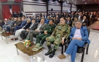 مراسم تكريم از ايثارگران وخانواده شهدا